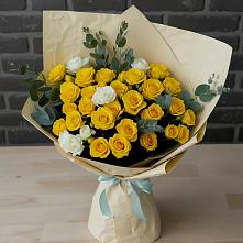 Букет цветов из:  Розы #REPLACE_PRED# Высоком Мурманская область