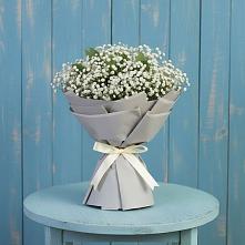 Букет цветов из:  Гипсофила в Высоком Мурманская область