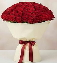 Букет 101 Красная роза Милано в Высоком Мурманская область