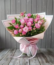 Букет Розовый кустик в Высоком Мурманская область