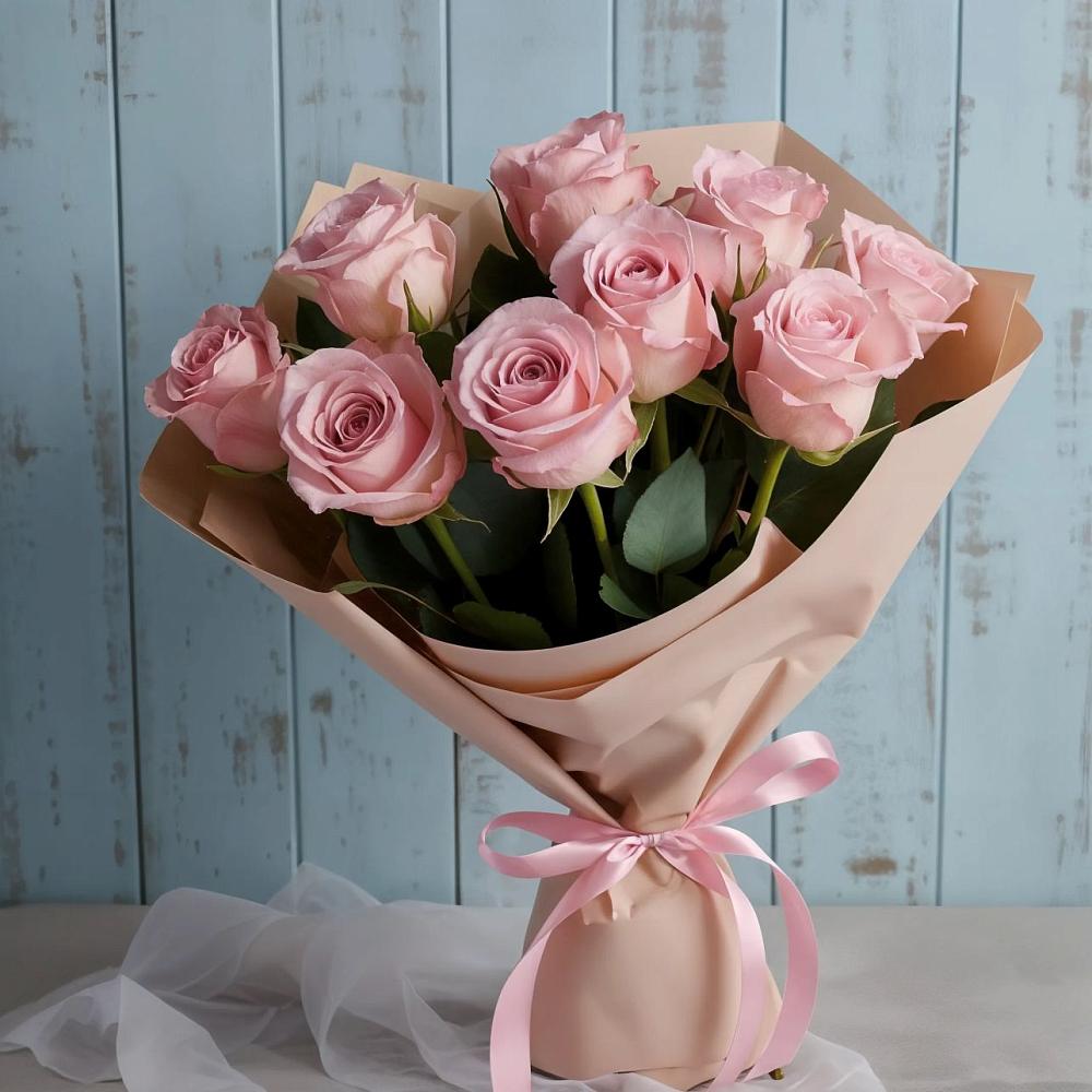 Букет цветов из: Розы в Высоком Мурманская область