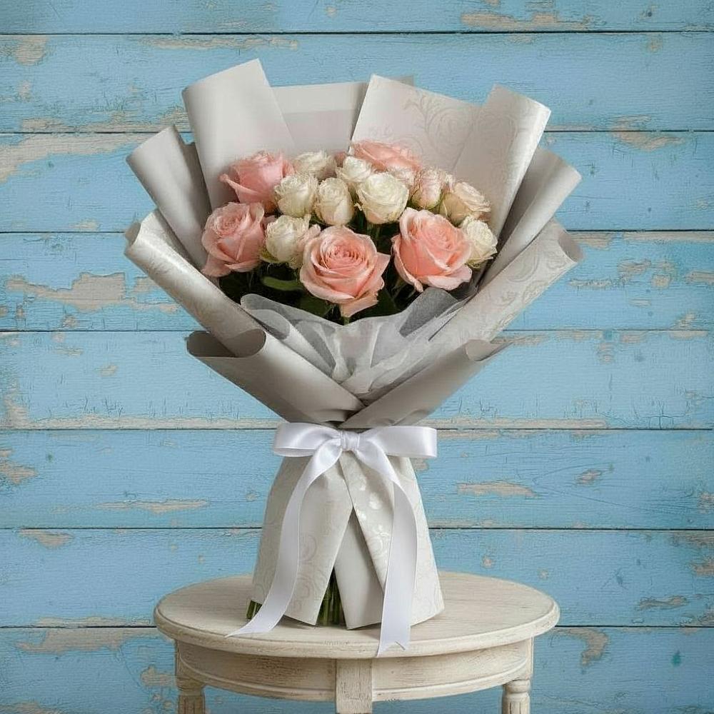 Букет цветов из: Розы в Высоком Мурманская область