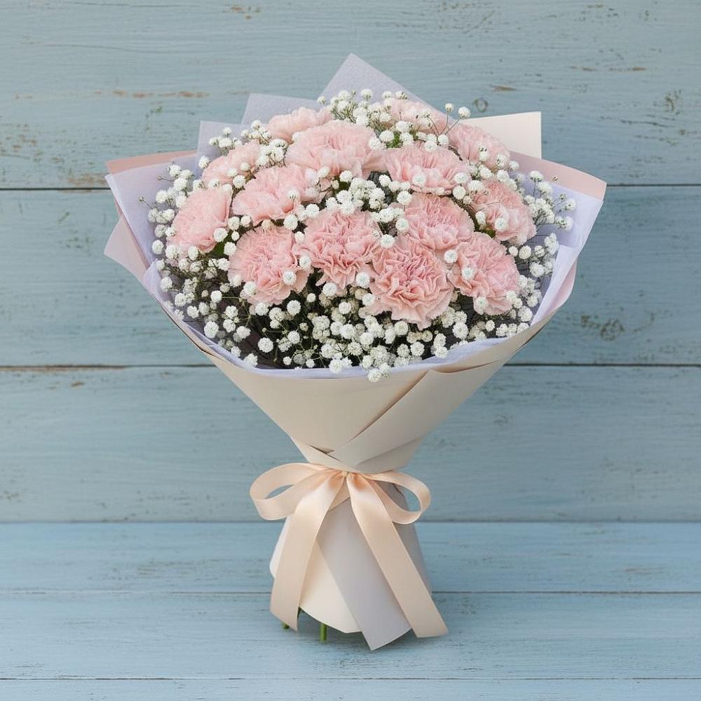 Букет цветов из: Гвоздики в Высоком Мурманская область