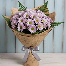 Букет цветов из:  Хризантемы в Высоком Мурманская область