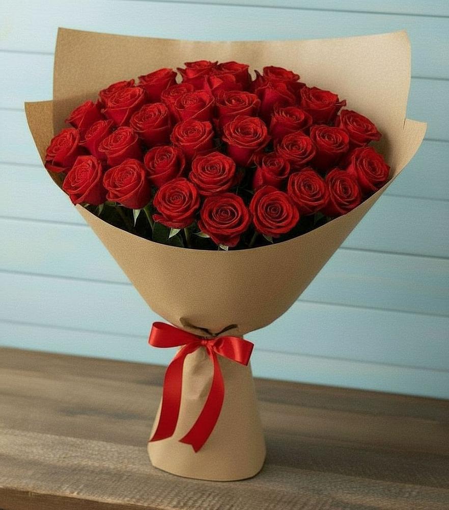 Букет Красные розы Милано в Высоком Мурманская область