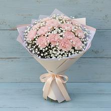 Букет цветов из:  Гвоздики #REPLACE_PRED# Высоком Мурманская область
