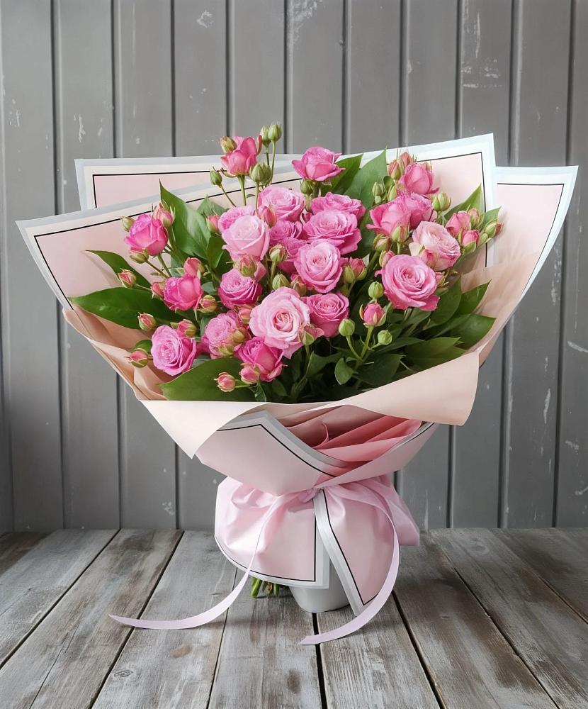 Букет Розовый кустик в Высоком Мурманская область