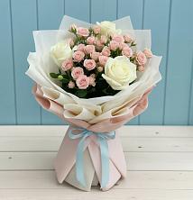 Букет цветов из:  Розы в Высоком Мурманская область