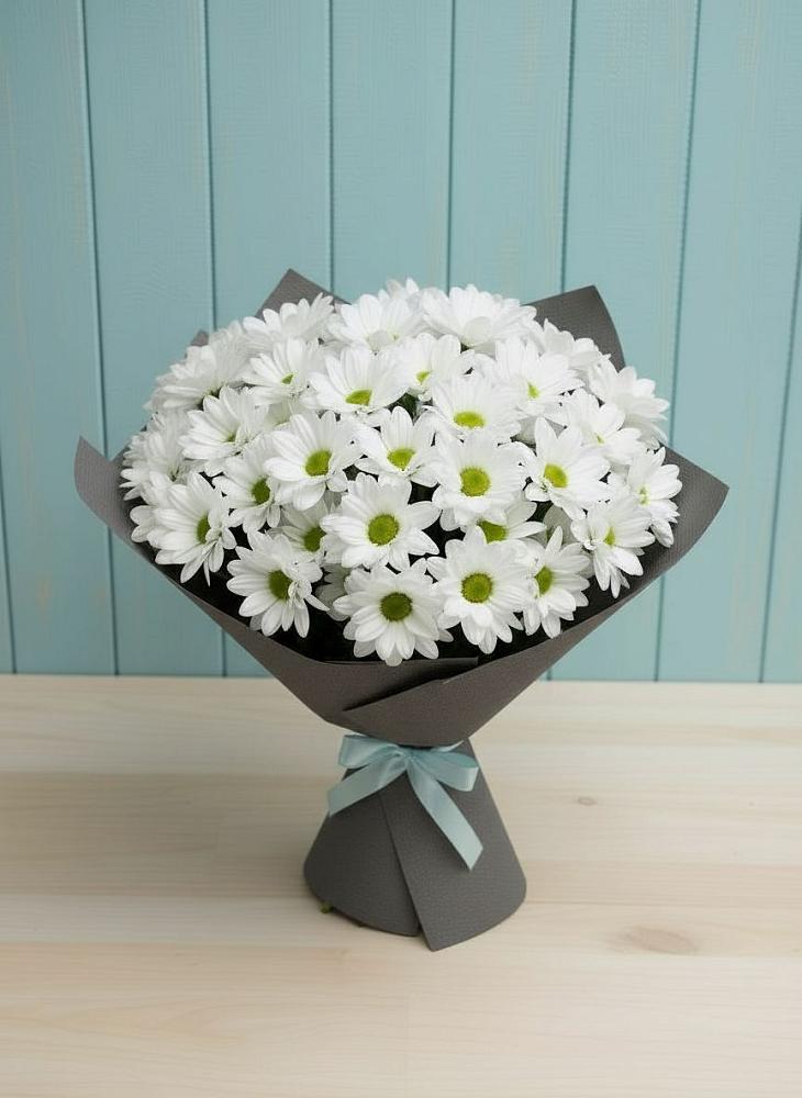 Букет цветов из: Хризантемы в Высоком Мурманская область