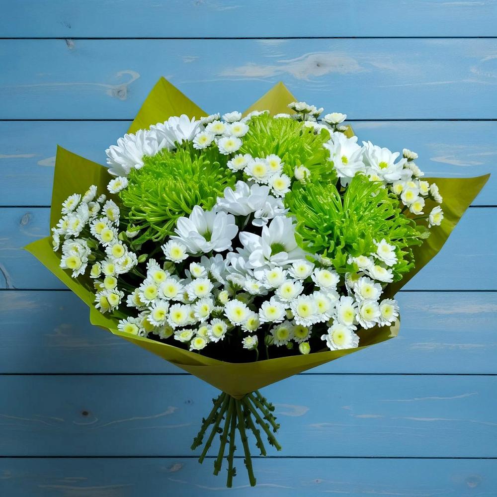 Букет цветов из: Хризантемы в Высоком Мурманская область