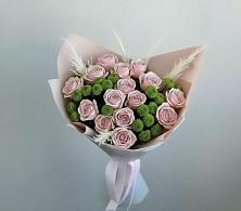 Букет цветов из:  Розы и Хризантемы в Высоком Мурманская область