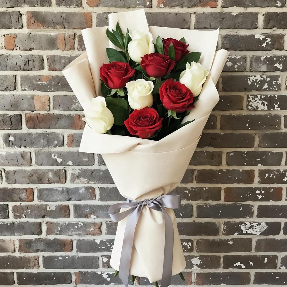 Букет цветов из: Розы в Высоком Мурманская область