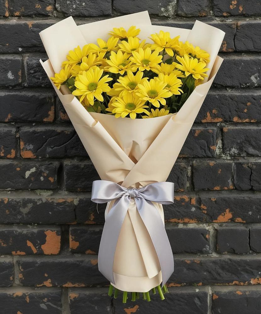 Букет цветов из: Хризантемы в Высоком Мурманская область