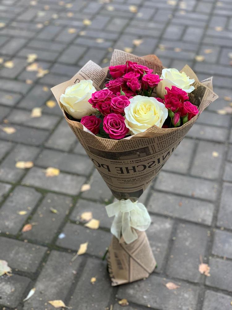 Букет цветов из: Розы в Высоком Мурманская область