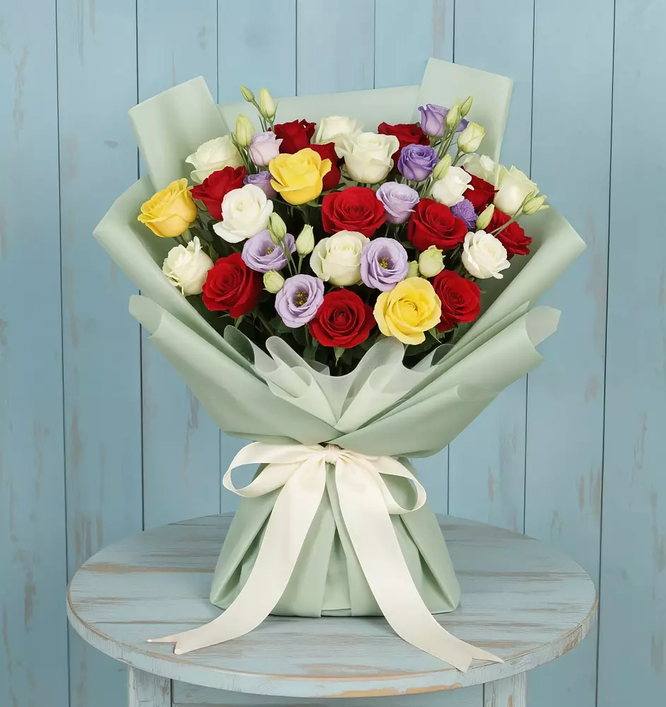 Букет цветов из: Розы в Высоком Мурманская область